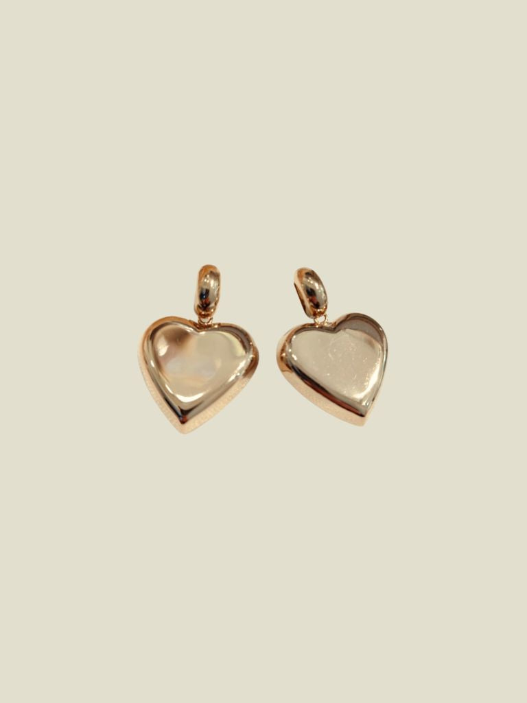 Funky Earrings (Set) Heart Gold