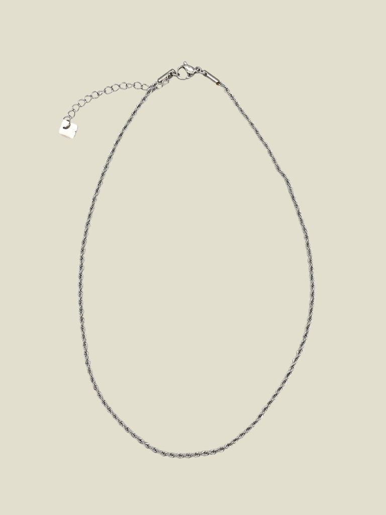 Necklace Small Rope Silver