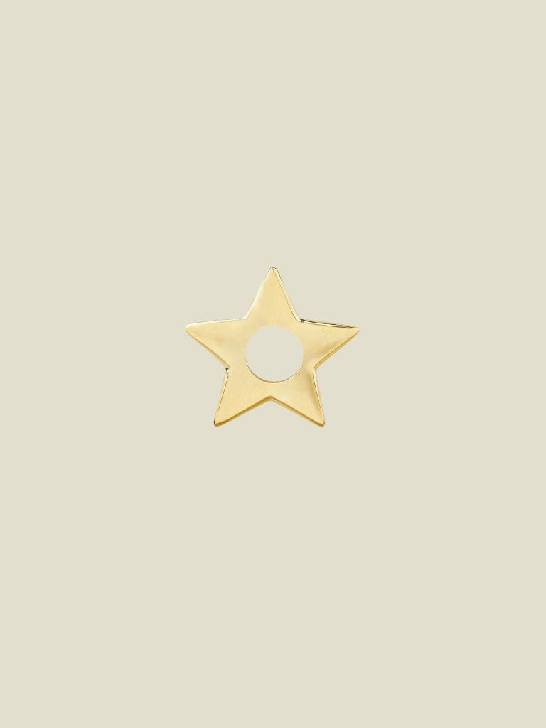 Pendant Thick Star Gold