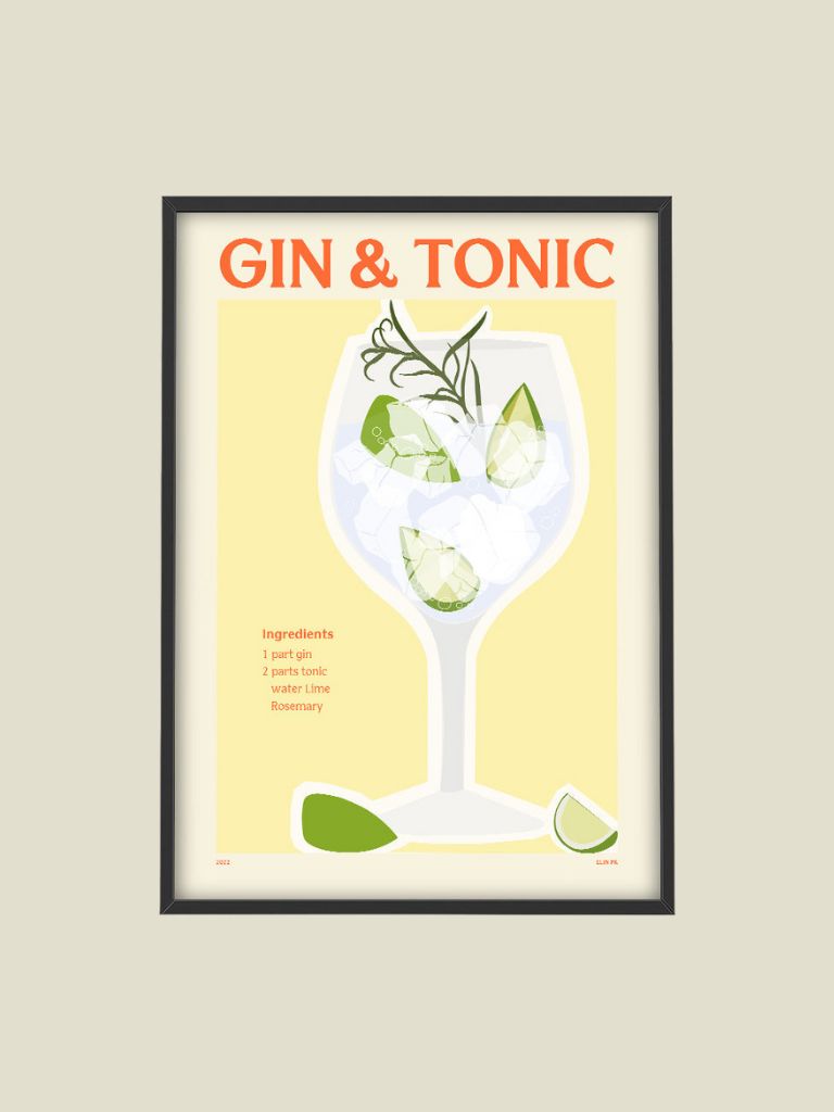 Poster Gin & Tonic