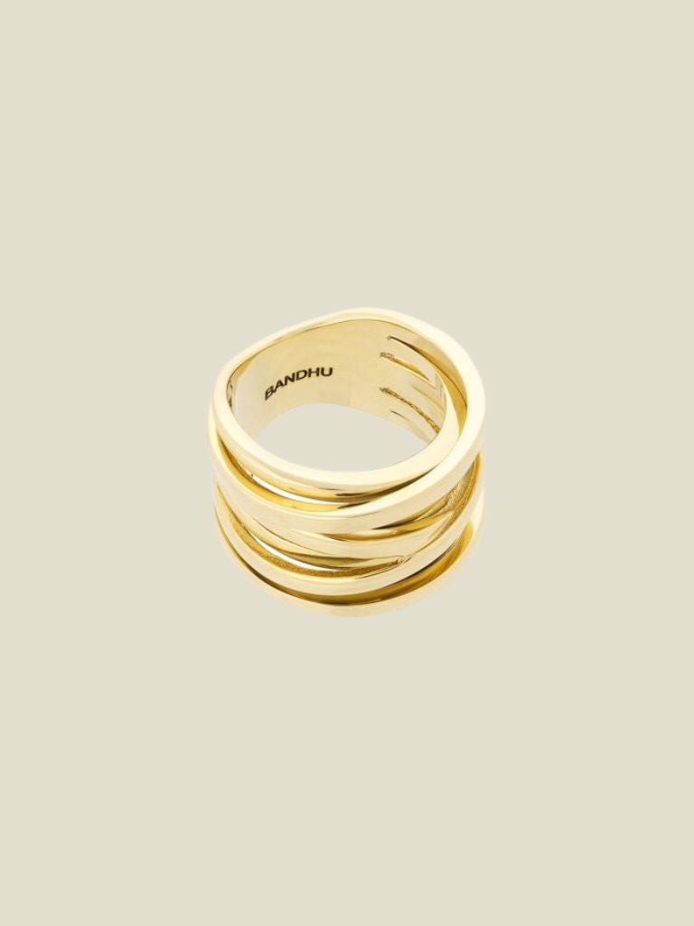 Ring Coil Gold Plated