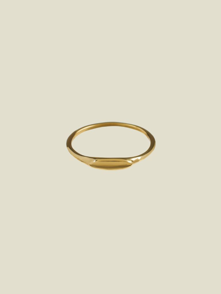 Ring Tiny Signet Gold