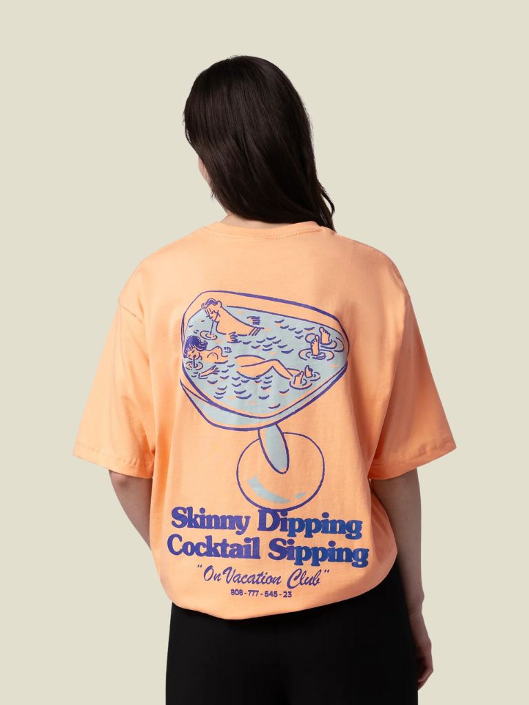 Tshirt Skinny Dipping Cocktail Sipping