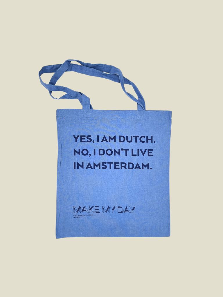 MMD Yes I'm Dutch Tote Bag Blue Denim