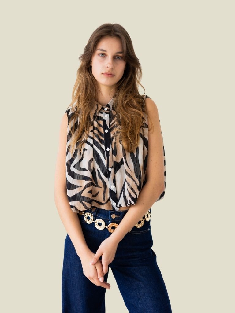 Blouse Lulu SS Zebra