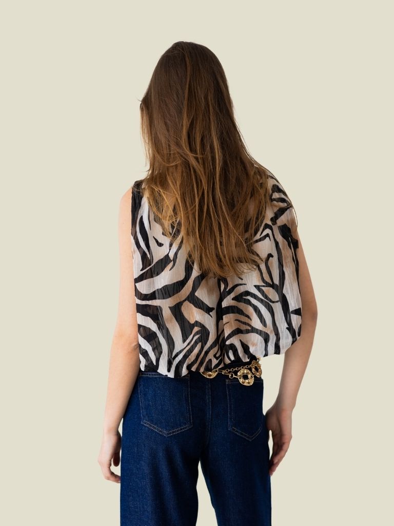 Blouse Lulu SS Zebra