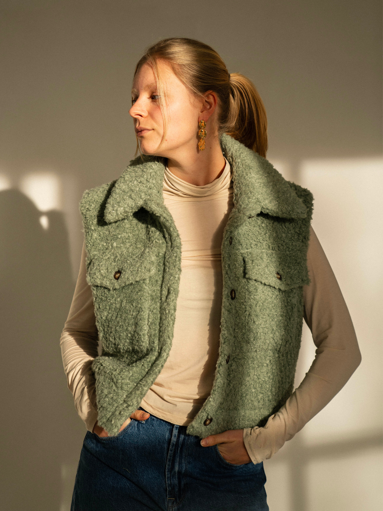 Waistcoat Delphine Jade