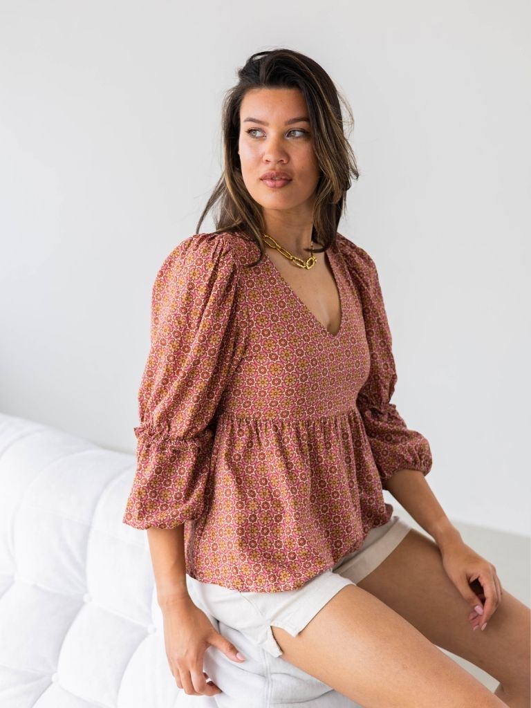 Blouse Kee Rose Flowers