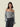 Blouse Petra Squared Textured Grey