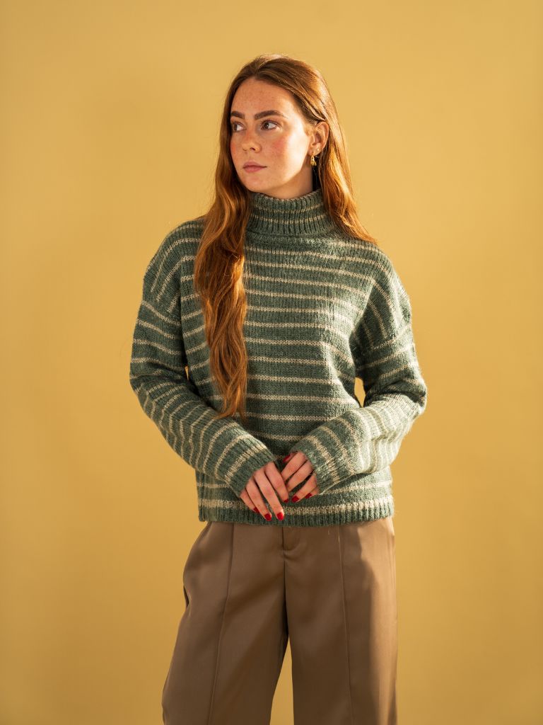 Pull Silvy Turtleneck Green