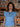 Tshirt Zaira Blue Embroidered Logo