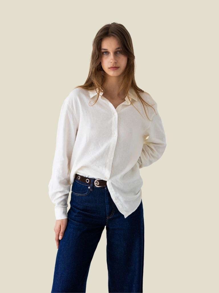 Blouse Linno LS Cloud Dancer