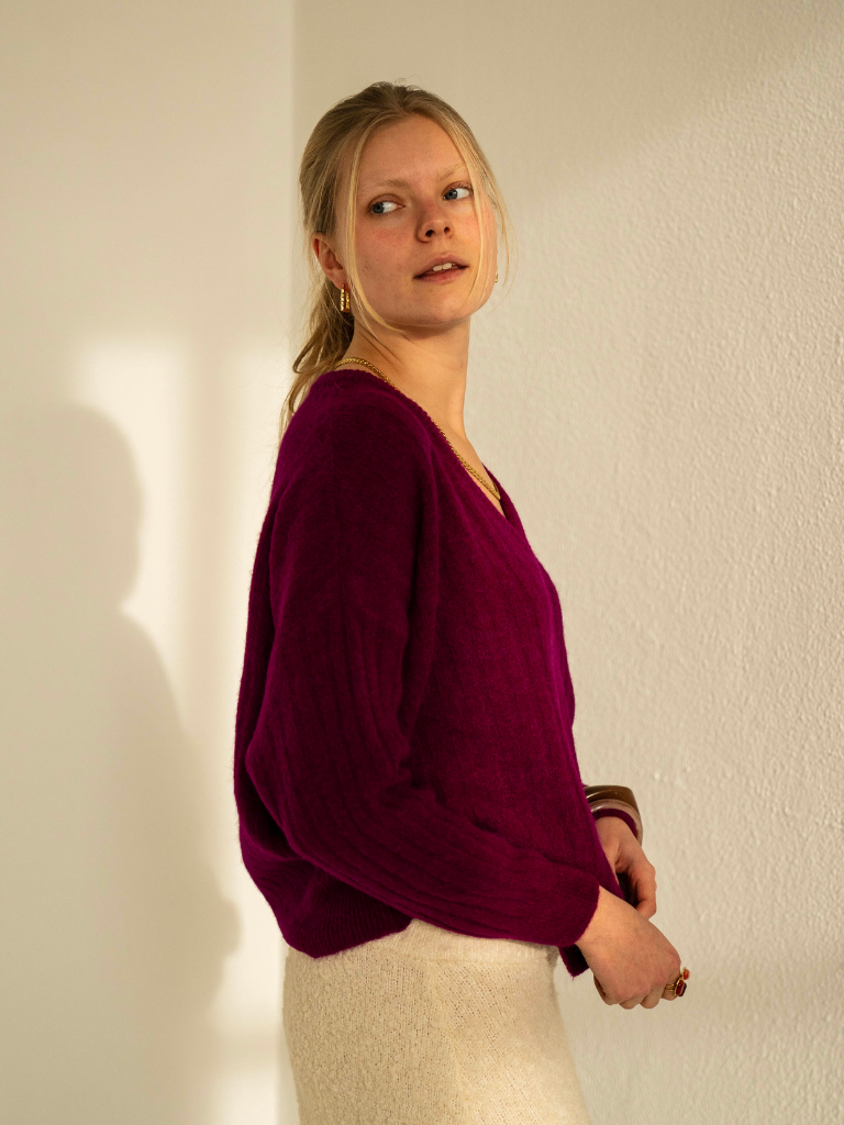 Pullover Noomie Plum