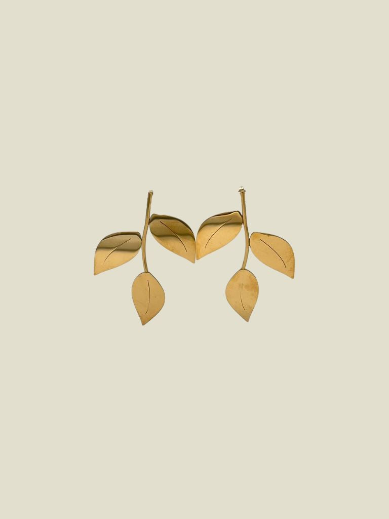 Funky Earring (Set) Leaf Branch