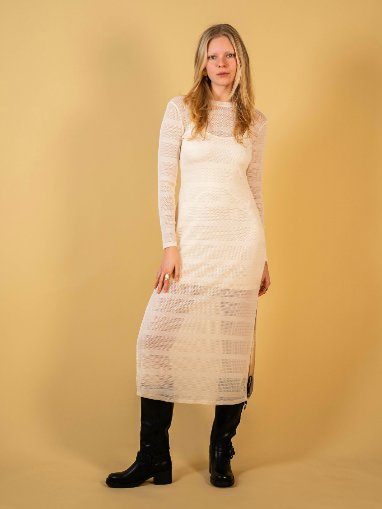 Dress Barra Beige