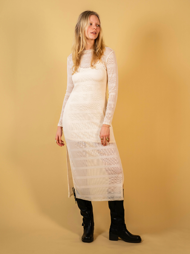 Dress Barra Beige