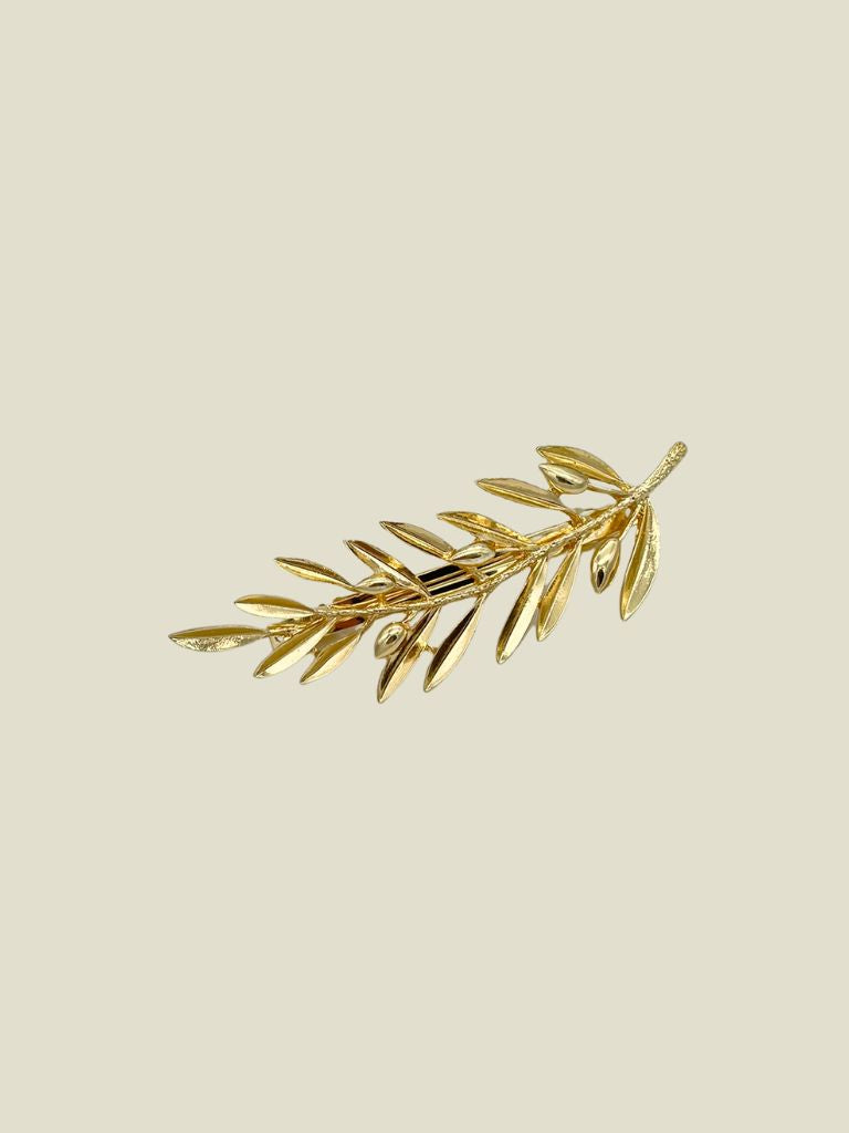Hair Clip Gold Flower Branch