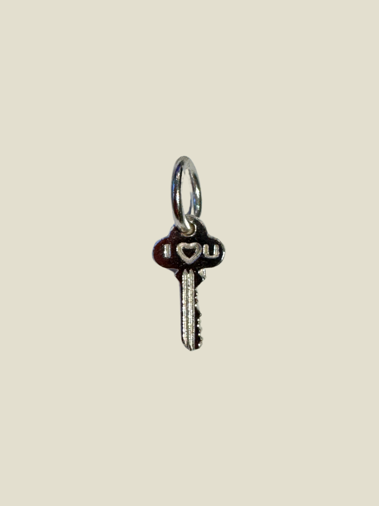 Pendant I Love You Key Silver