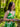 Dress Lune SS Green Flowers