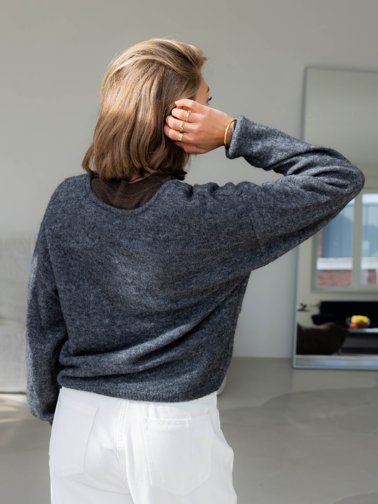 Cardigan Milania Hope Dark Grey Melange