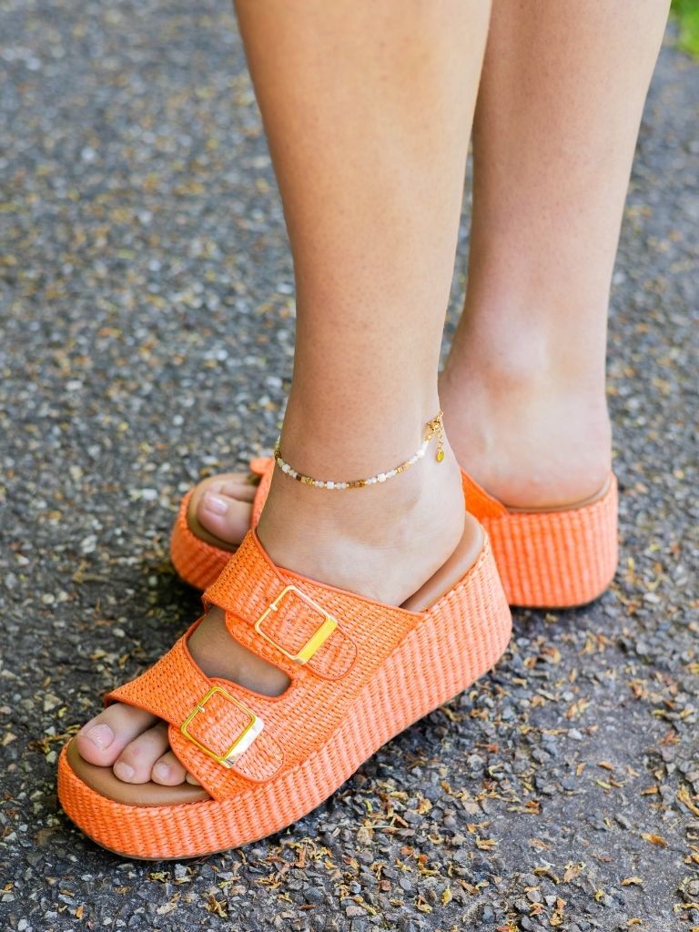 Sandals Zia Orange