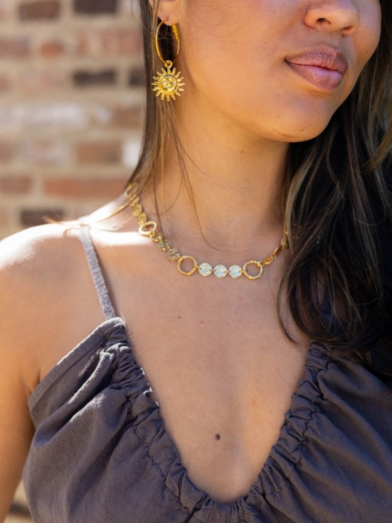 Funky Earrings (Set) Sunny Hoops Gold