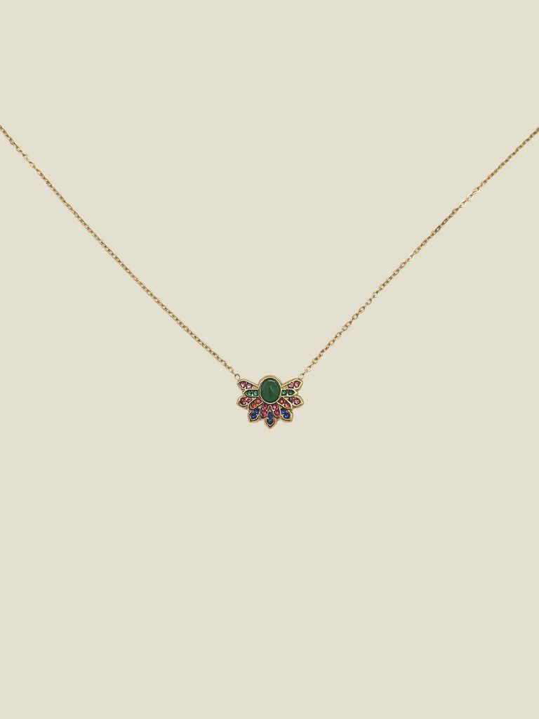 Necklace Tine Colourful Flower