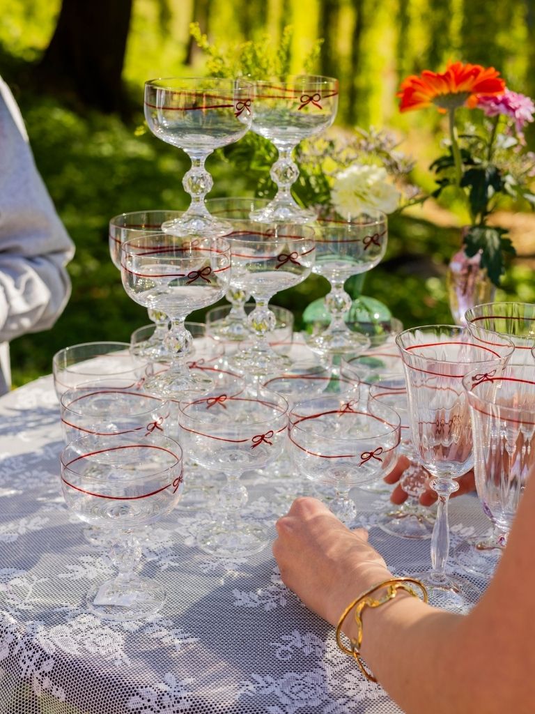 Cocktail Glass Bistro Set of 2
