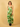 Dress Lune SS Green Flowers