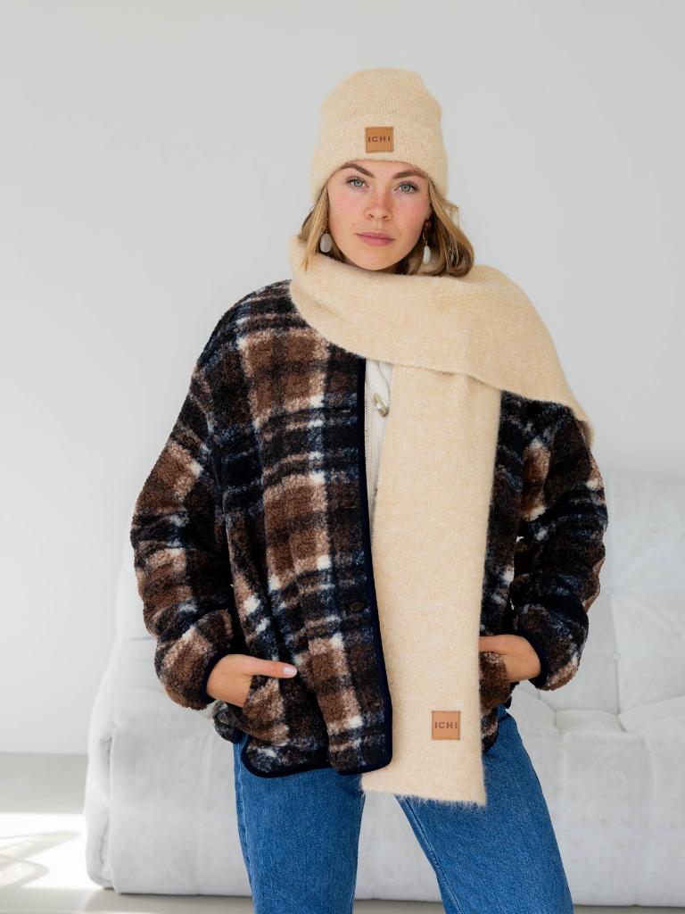 Beanie Lira Travertine Melange