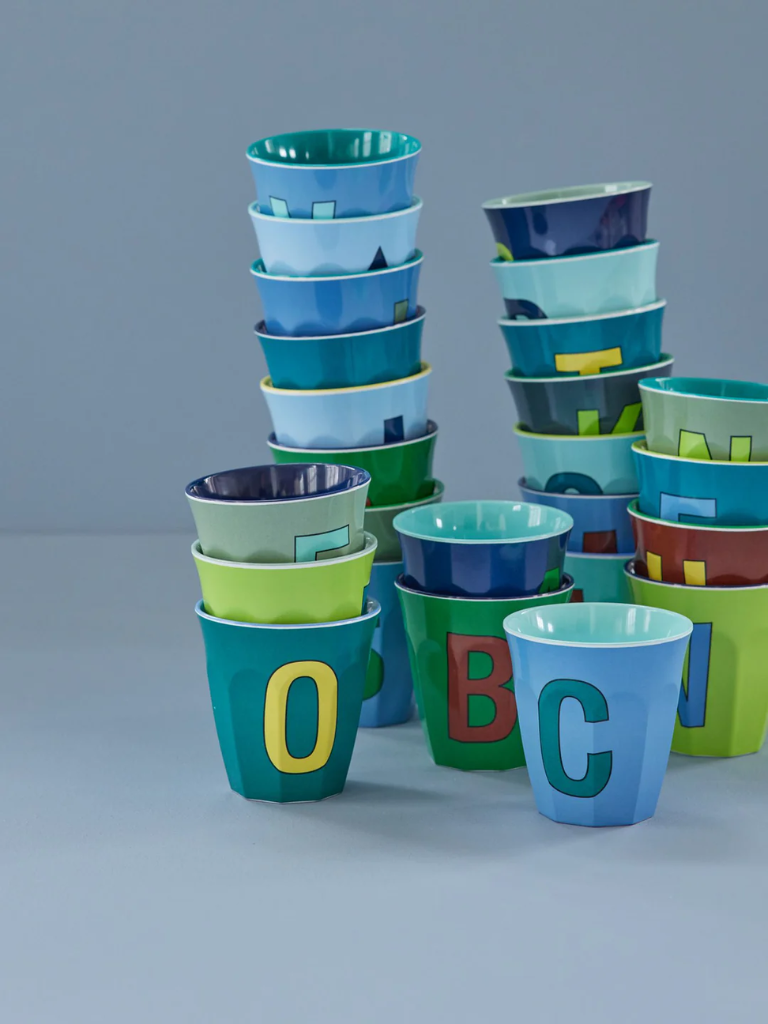 Melamine Alphabet Blue