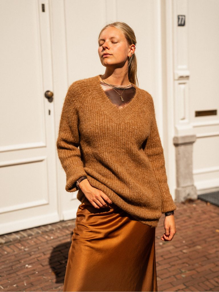 Pullover Seraja Camel