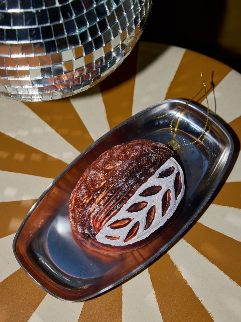 Ornament Glass Sourdough Bread