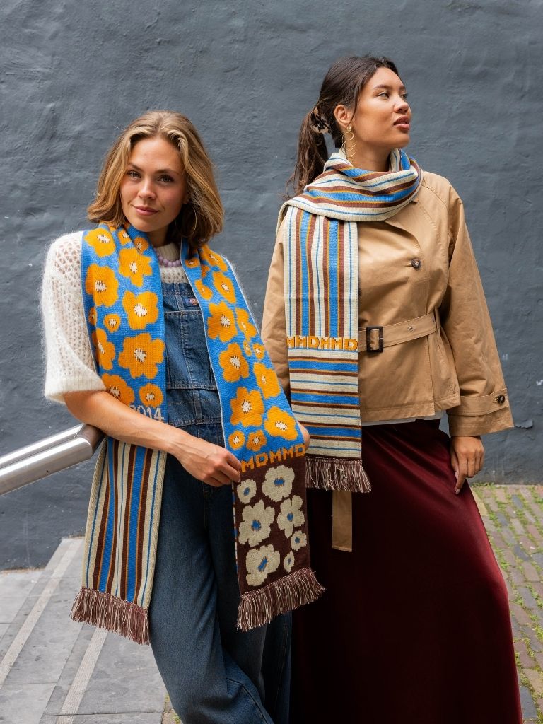 Scarf Make My Day Brown