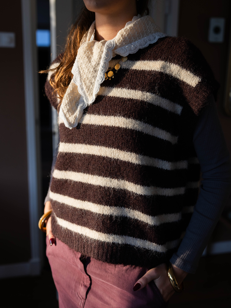 Spencer Saar Striped Brown