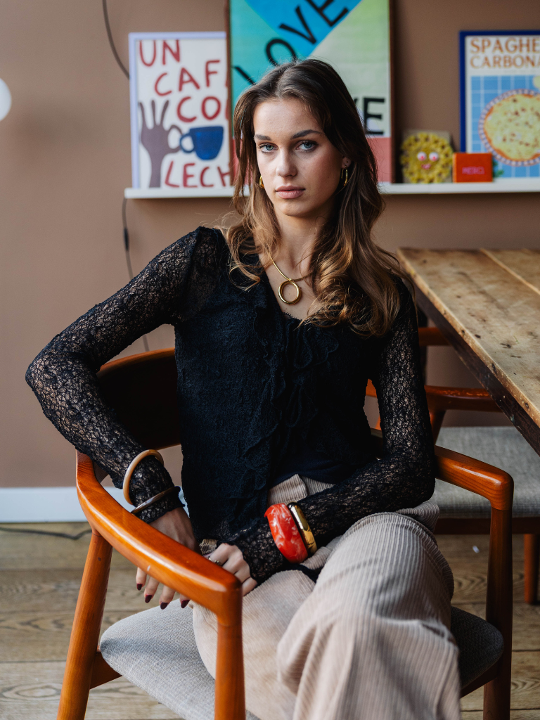 Blouse Suna Lace black