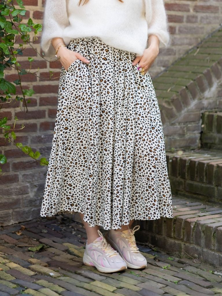 Skirt Megan Leopard