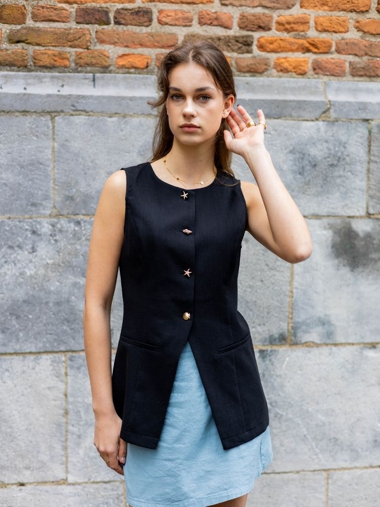 Gilet Ursula Black