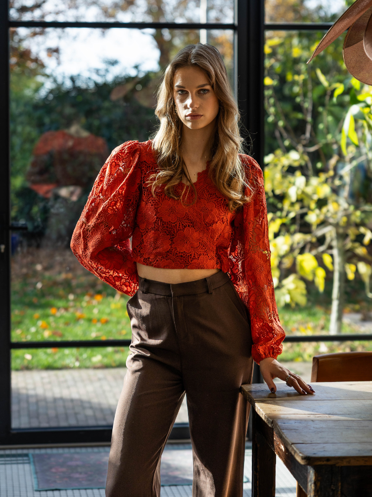 Pantalon Laudine Choco