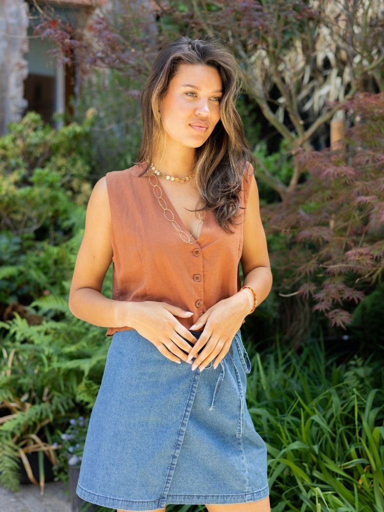 Waistcoat Top Britt Terra