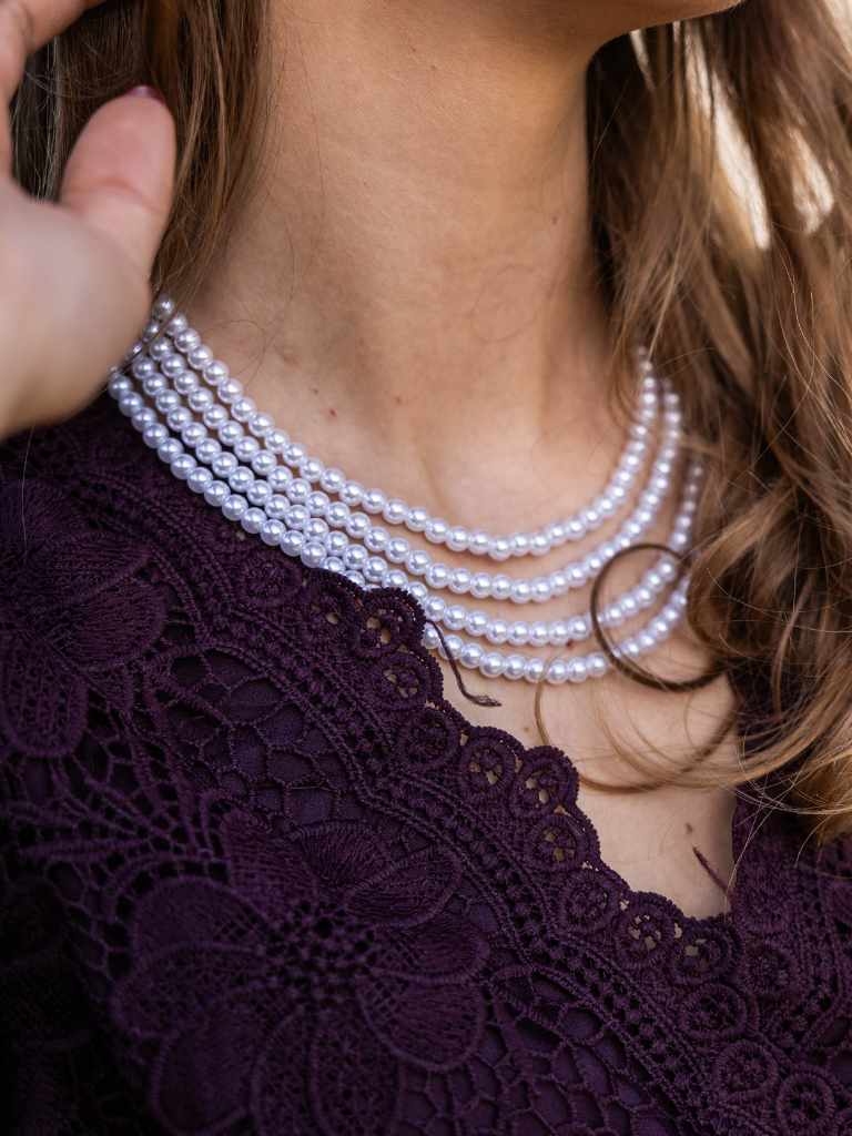 Necklace Bar Pearl Wires