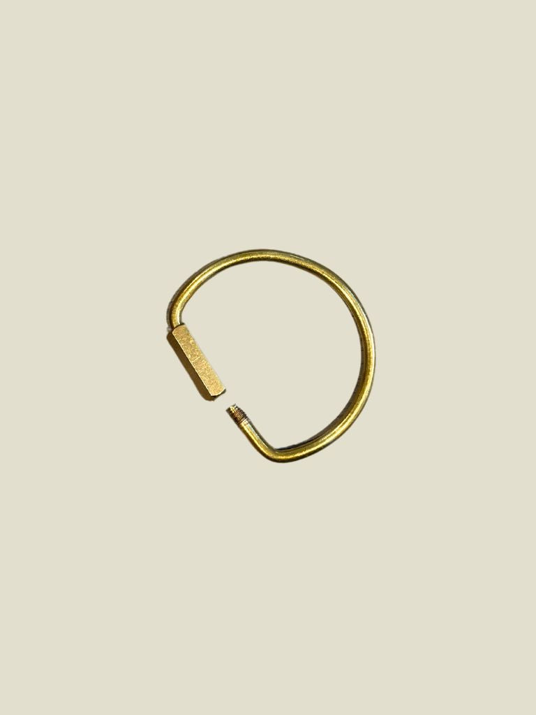 Key Ring Round Brass