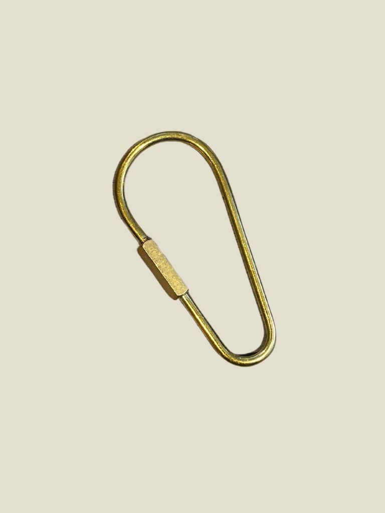 Key Ring Drop Brass