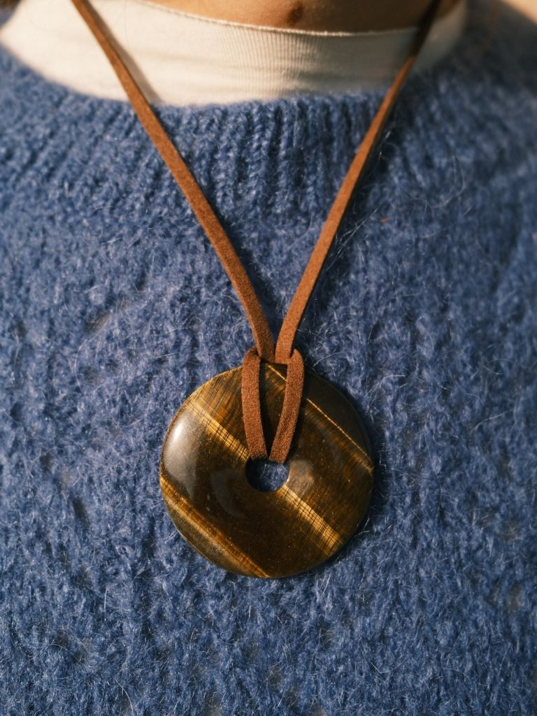 Necklace Velvet Rope Chestnut