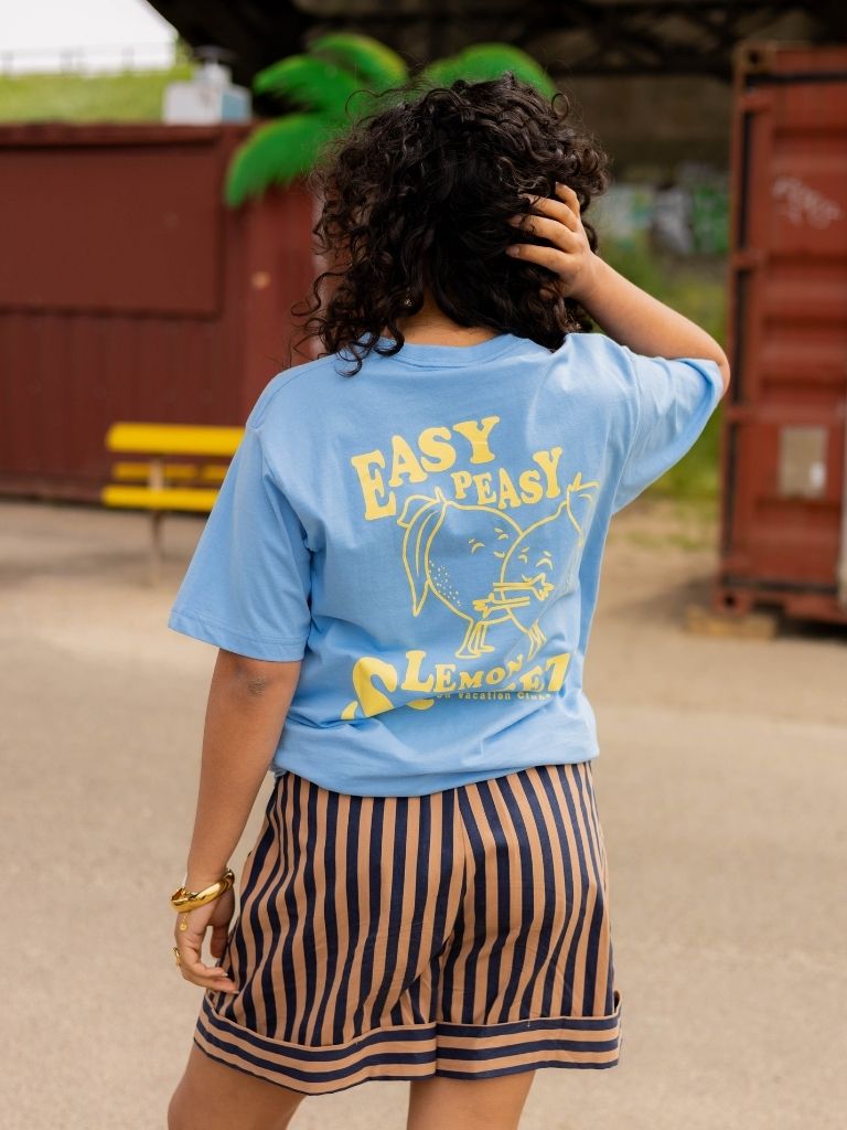 Tshirt Lemon Squeezy Blue