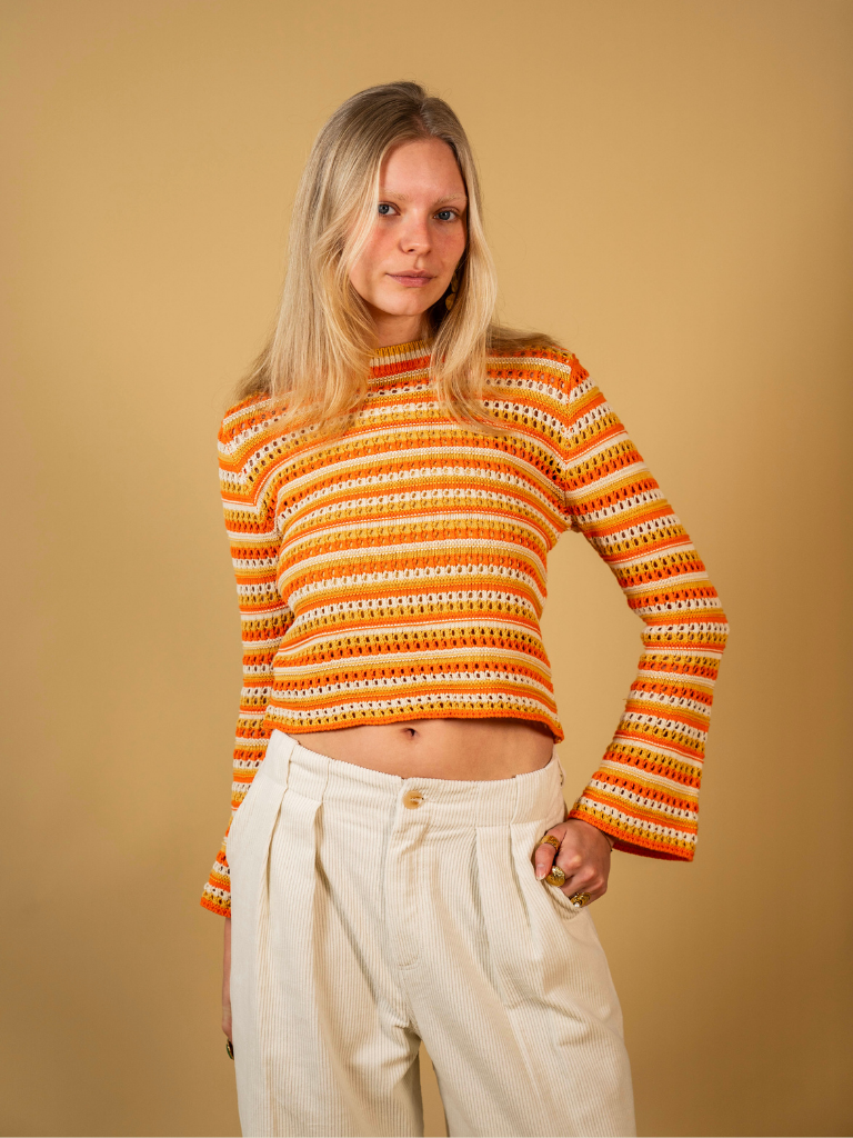 Pull Daphne Orange Striped