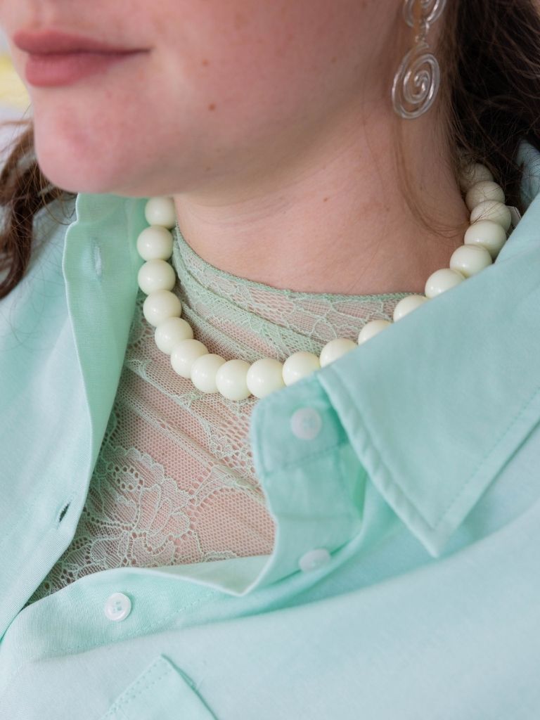 Necklace White Beads