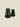 Candle Holder Vitreous Green Big