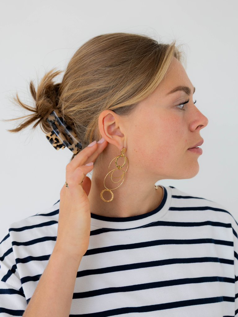 Hair Clip Small Light Brown