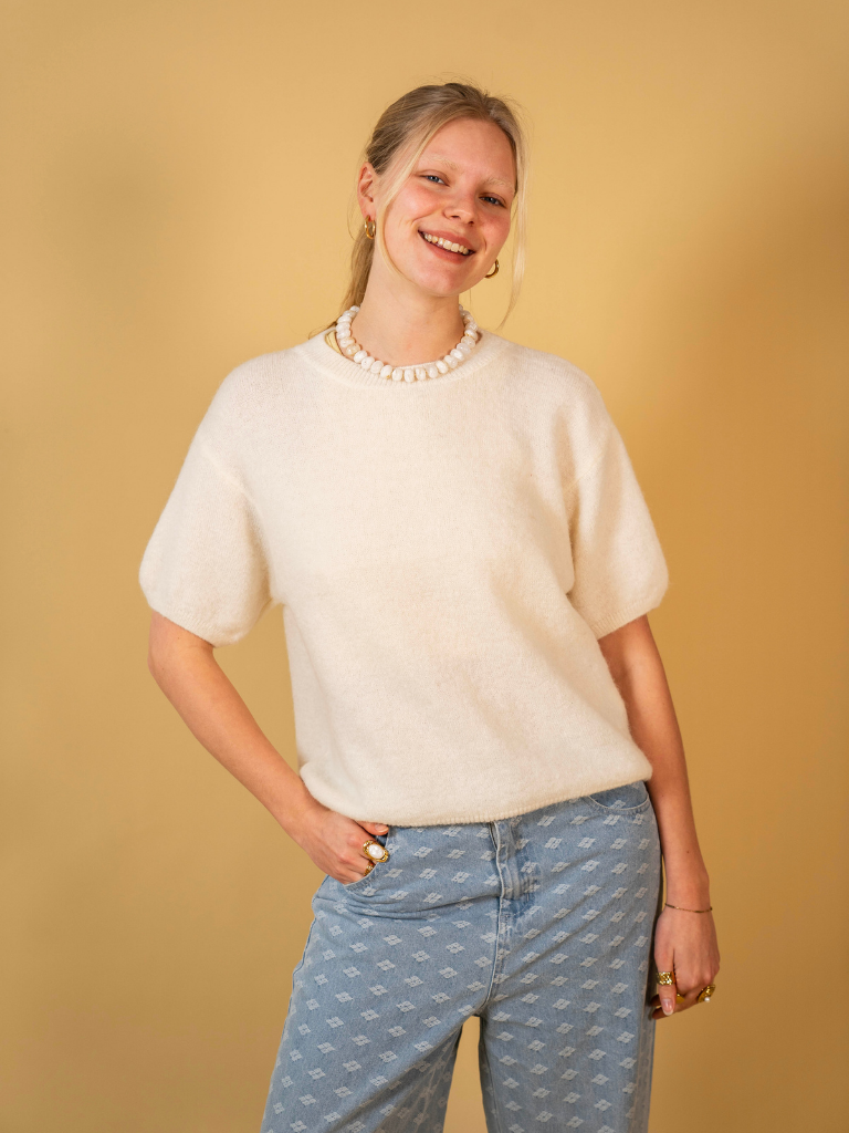 Pull Nevi SS Light Yellow